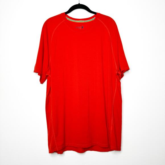 Smartwool Men's Merino 150 Base Layer Short Sleeve in Red Size XL - Picture 1 of 6